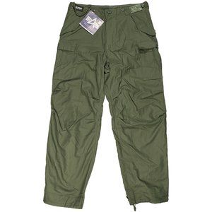 NWT Vintage Alpha Industries military parachutist surplus pants mens size 36x30